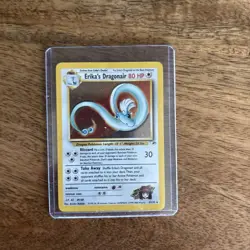 Erika's Dragonair 4/132 Gym Heroes Holo Rare 2000 WOTC Pokemon Card - Image 1