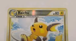 Pokemon Card - Raichu Undaunted 33/90 Reverse Holo LP+ - Image 2