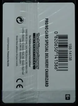 Special Delivery Charizard #SWSH075 Promo M/NM Sealed Pokemon Card - Image 3