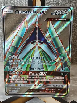 Pokemon TCG Celesteela GX 144/156 Full Art SM Ultra Prism Ultra Rare Card - Image 1