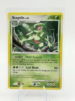 2008 Sceptile lv.52 8/106 Great Encounters Holo Rare Pokemon Card - Image 1