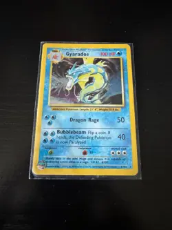 Gyarados - 6/102 - Pokemon Base Set Unlimited Holo Rare Card WOTC - Image 1