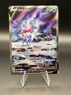 Suicune v Crown Zenith Galarian Gallery Holo Ultra Rare Card GG38 GG70 - Image 1