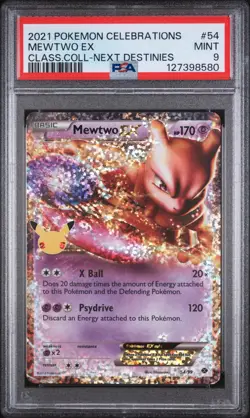 Mewtwo EX 54/99 - Celebrations - Graded PSA 9 MINT Pokemon Card - Image 3