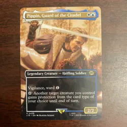 Pippin, Guard of the Citadel - Borderless - Lord of the Rings - LTR 0438 - Nm - Image 1