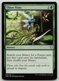 Three Visits U Commander Legends 261 NM - Image 1