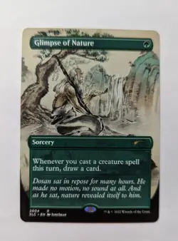 1x Glimpse Of Nature Borderless NM - Magic MTG Secret Lair 30th x1 - Image 1