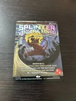 Ink-Eyes Servant of Oni Splinter Vengeful Sensei FOIL TMNT Secret Lair NM 2374 - Image 1