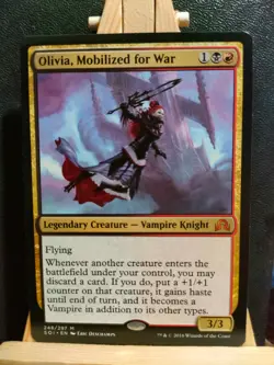 Olivia, Mobilized for War - Shadows over Innistrad - NM to LP (see pics) MTG - Image 1