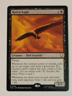 Raven Eagle Avatar The Last Airbender Regular Rare Bird TLA 116 mtg NM/M - Image 1