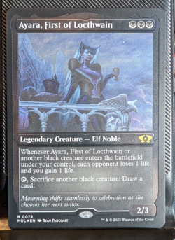Ayara, First of Locthwain (Foil Etched) - March of the Machine - Image 1