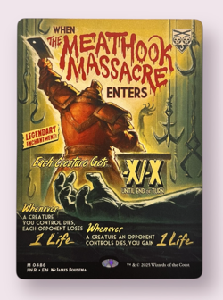 MTG The Meathook Massacre (Showcase Poster) | Innistrad Remastered Regular M/NM - Image 1