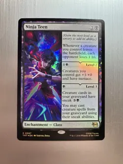 Ninja Teen - 67 - MTG: Teenage Mutant Ninja Turtles - Rare - Foil - Image 1