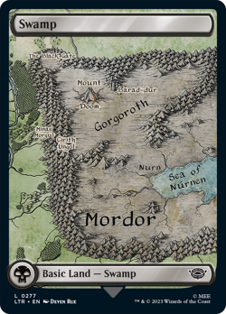 Swamp (277) [The Lord of the Rings: Tales of Middle-Earth] Foil Near Mint - Image 1