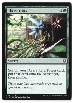 Three Visits 837 CLB MTG NM - Image 1