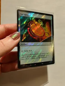 Sol Ring (Surge Foil) Mtg Commander: Teenage Mutant Ninja Turtles U TMC 59 NM - Image 2