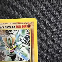 Pokemon Gym Challenge Giovanni’s Machamp 06/132 Heavily Played - Image 3