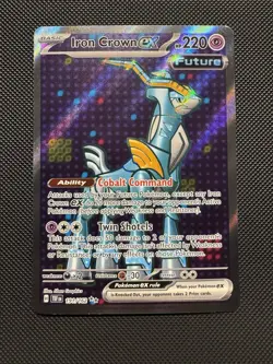 Pokemon TCG Iron Crown ex 191/162 Sv05: Temporal Forces Ultra Rare Near Mint - Image 1