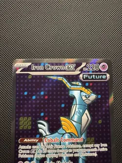 Pokemon TCG Iron Crown ex 191/162 Sv05: Temporal Forces Ultra Rare Near Mint - Image 3
