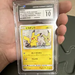 Pokemon Pikachu Holo Promo CGC 10 Sun & Moon Promos 2018 199/SM-P Mimikyu Box - Image 1