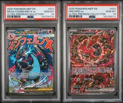 Pokemon MEGA CHARIZARD X ex 023 ORICORIO ex 024 Promo Sequential 🔥 PSA 10 🔥 - Image 1