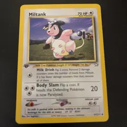 Miltank 41/111 Neo Genesis First Edition Pokemon Card In Mint Condition - Image 1