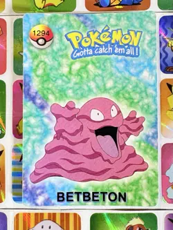 Pokemon Gengar Vintage Pocket Monsters Vending HOLO Prism Sticker 99 Nintendo - Image 5