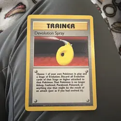 Devolution Spray Trainer 72/102 Rare Pokemon 1999 Unlimited Base Set LP - Image 1