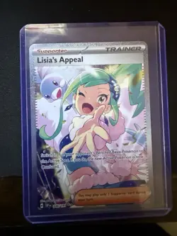 Pokemon TCG Lisias Appeal Card 246/191 Rare Surging Sparks Full Art NM - Image 1