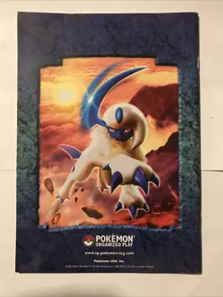 Pokemon TCG 2007 Power Keepers notebook journal POP Raichu Absol + Unused - Image 2