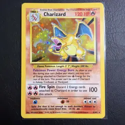 Pokemon TCG Charizard Base Set 4/102 Holo Unlimited Holo Rare - Image 1