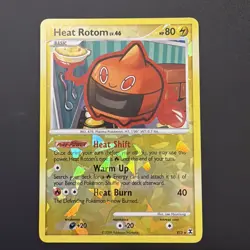Pokemon TCG 2009 Heat Rotom RT3/6 Rising Rivals Reverse Holo LP - Image 1