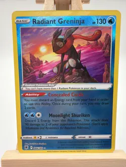 Radiant Greninja 046/189 Holo - Pokemon TCG SWSH10: Astral Radiance - Image 1