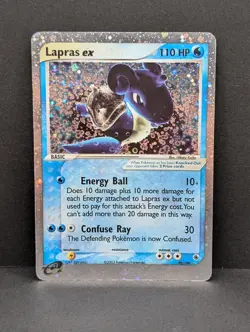 Lapras ex 99/109 Ruby and Sapphire Holo Ultra Rare Pokemon TCG Nintendo 151 HP - Image 1