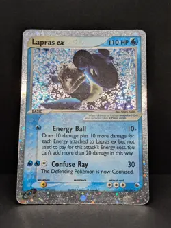 Lapras ex 99/109 Ruby and Sapphire Holo Ultra Rare Pokemon TCG Nintendo 151 HP - Image 3
