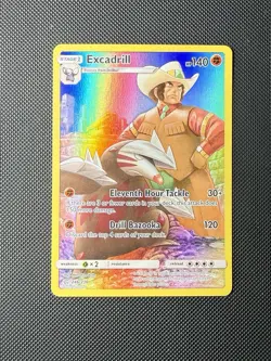 Pokemon Excadrill 246/236 SM - Cosmic Eclipse Full Art Secret Rare NM - Image 1