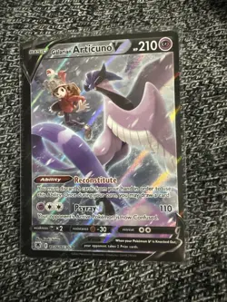 Pokemon Galarian Articuno V TG16/TG30 Astral Radiance Holo Ultra Rare 210 HP - Image 1