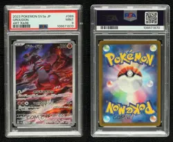 Art Rare - Groudon Japanese Pokemon Scarlet & Violet Raging Surf sv3a CGC 9 Mint - Image 3