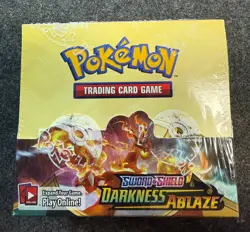 Pokemon Sword & Shield Darkness Ablaze Booster Box Factory Sealed - Image 1