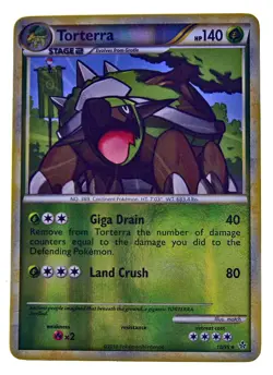 Torterra 10/95 Reverse Holo Rare HS Unleashed NM With eBay Shipping - Image 2