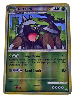 Torterra 10/95 Reverse Holo Rare HS Unleashed NM With eBay Shipping - Image 3