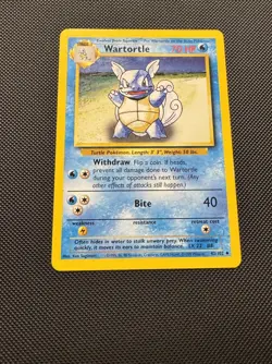 Pokemon TCG Wartortle 42/102 Base Set Uncommon LP 1999 WoTC Unlimited - Image 2