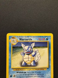 Pokemon TCG Wartortle 42/102 Base Set Uncommon LP 1999 WoTC Unlimited - Image 3