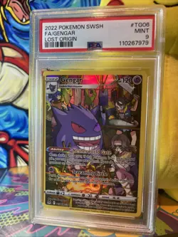 Pokemon TCG Gengar Lost Origin Trainer Gallery TG06/TG30 Holo Ultra Rare Psa 9 - Image 2