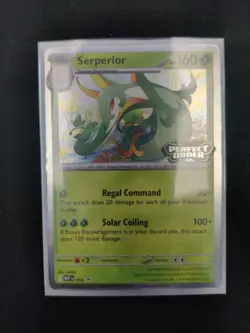 Pokemon TCG Serperior Perfect Order Prerelease Promo - Image 3