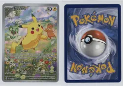 Pikachu (Paldea Adventure Chest) Holo Pokemon Scarlet & Violet Black Star Promo - Image 3
