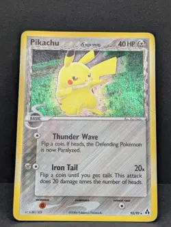 Pikachu Delta Species 93/92 Legend Maker Holo Secret Rare Pokemon TCG HP - Image 3