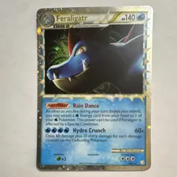 Pokemon Feraligatr PRIME 108/123 Heartgold & Soulsilver Ultra Rare Holo 140 HP - Image 1
