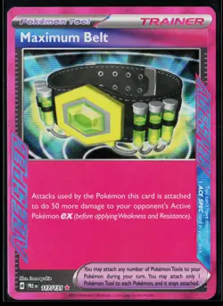 Maximum Belt 117/131 ACE SPEC Rare Prismatic Evolutions Pokemon NM - Image 1