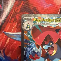Pokemon TCG Mega Feraligatr Ex 274/217 Ascended Heroes Special Illustration Rare - Image 2